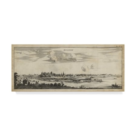 Unknown 'View Of Avignon' Canvas Art,8x19